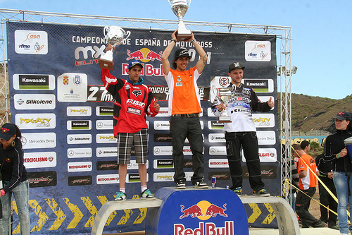 Podium Campeonato España MX Tenerife 2011