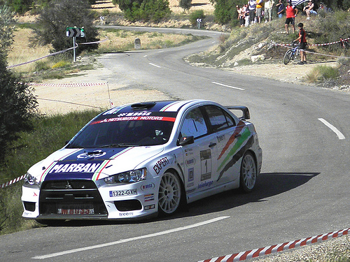 Dani Marbán, ganador del Rallye