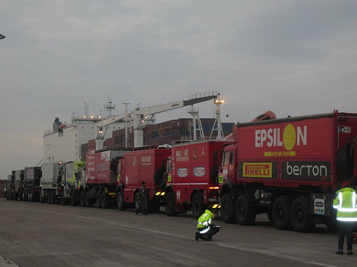 Embarque puerto Le Havre Dakar 2012
