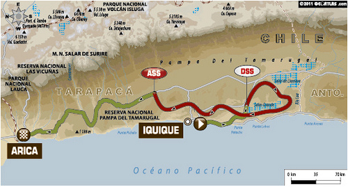Etapa 10 Dakar 2012