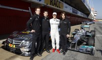 Christian Vietoris, Roberto Merhi, Robert Wickens, Michael Schumacher DTM 2012
